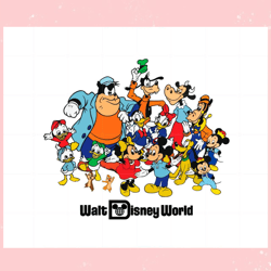 Walt Disney World Mickey And Friend Vintage Disney Cartoon Svg,Disney svg, Mickey mouse,Princess, Movie