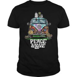 Snoopy peace and love hippie T-Shirt