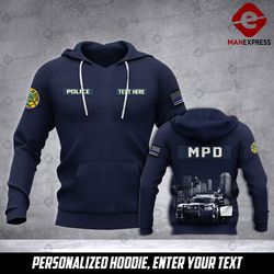 Soldier Miami Pd Personalized All-over Pullover Hoodie Print Unisex Tt