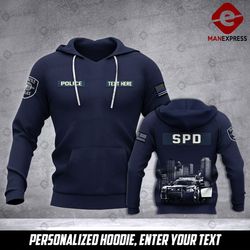 Soldier Seattle Police-Spd Personalized All-over Pullover Hoodie Print Unisex Tt