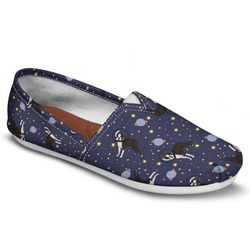Space Boston Terrier Casual Shoes-Clearance
