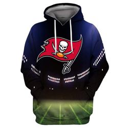 Tampa Bay Buccaneers Printed Hooded Pocket Pullover Sweater 340 style