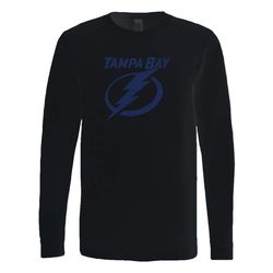 Tampa Bay Lightning Hockey Logo Long Sleeve T-Shirt Tee