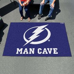 Tampa Bay Lightning Man Cave Ultimat Logo Custom Area Rug Carpet Full Sizes Home Living Rugs Carpet Decor