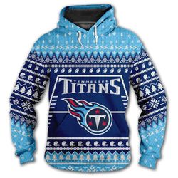 Tennessee Titans Hooded Pullover Unisex Casual Sweatshirt