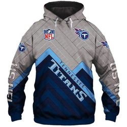 Tennessee Titans Hoodie 3D Style1780 All Over Printed