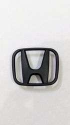 Honda Steering Wheel Badge Logo In Matte Black