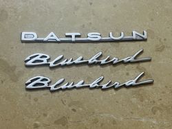 Datsun Bluebird 3 Piece Of Emblem Set
