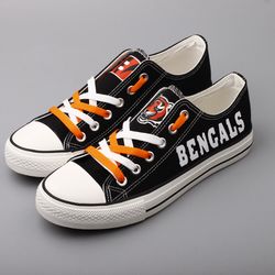 cincinnati bengals limited print  football fans low top canvas shoes sport sneakers t-dg17h
