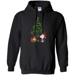Woodstock Christmas tree for unto you is born this day Hoodie &8211 Moano Store