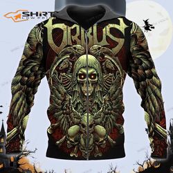 Killer Orbus Skull 3D Zip Hoodie