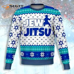 Jew Jitsu Ugly Christmas Sweater