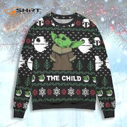 Star Wars Baby Yoda The Child Mandalorian Womens Ugly Christmas Sweater