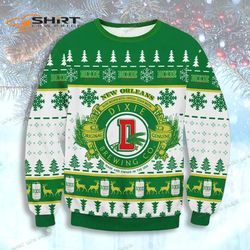 New Orleans Brewery Dixie Beer Logo Christmas Ugly Christmas Sweater