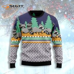Raccoon Christmas Ugly Christmas Sweater