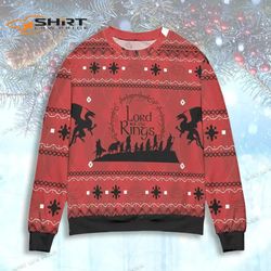 Lord Of The Rings The Fellowship Way To Mordor Ugly Christmas Sweater