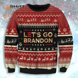 Lets Go Brandon Fjb All Ugly Christmas Sweater
