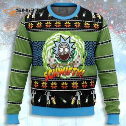 Lets Get Schwifty Rick And Morty Christmas Ugly Christmas Sweater