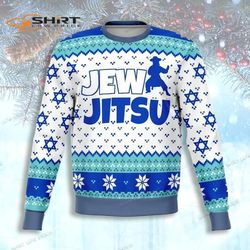 Jewjitsu Ugly Christmas Sweater