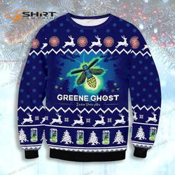 Greene Ghost India Pale Ale Chritsmas Ugly Christmas Sweater