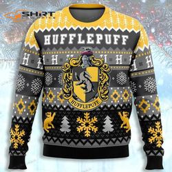 Harry Potter Hufflepuff House Ugly Christmas Sweater