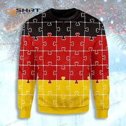 German Autism Christmas Ugly Christmas Sweater