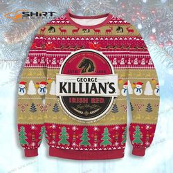 George Killian Is Irish Red Chritsmas Ugly Christmas Sweater