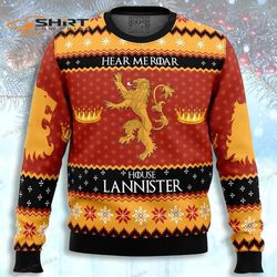 Game Of Thrones House Lannister Ugly Christmas Sweater