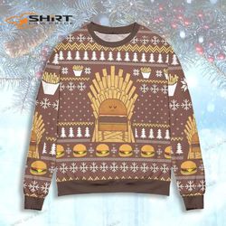 Game Of Fries Game Of Thrones Ugly Christmas Sweater