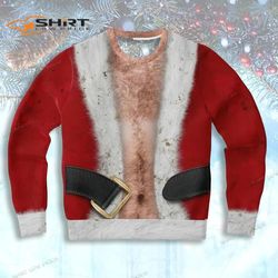 Funny Santa Clause For Ugly Christmas Sweater