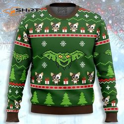 Gremlins Movie Pine Tree Ugly Christmas Sweater