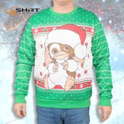 Gremlins Gizmo Santa Ugly Christmas Sweater