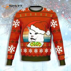 Funny Cat Meme Ugly Christmas Sweater