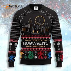 Hogwarts Harry Potter Ugly Christmas Sweater