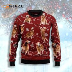 Golden Retriever Xmas Ugly Christmas Sweater