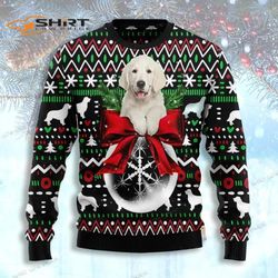 Golden Retriever Puppy Xmas Womens Ugly Christmas Sweater