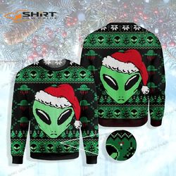 Aliens Ugly Christmas Sweater