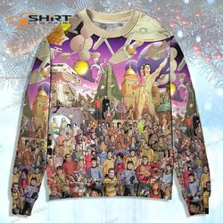 St The Original Series 50Th Anniversary Comics Ugly Christmas Sweater