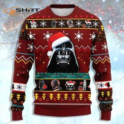 Star Wars Dark Vader Lover Gift Ugly Christmas Sweater