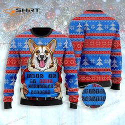 This Is My Funny Corgi Santa Claus For Dog Owners And Lovers Ugly Christmas Sweater