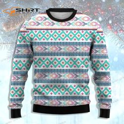 graphic print casual ugly christmas sweater