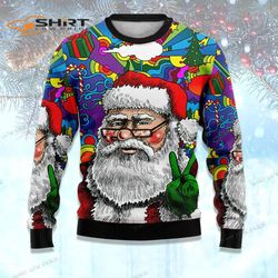 Merry Print Casual Ugly Christmas Sweater