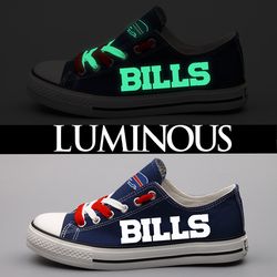 buffalo bills limited print  football fans luminous low top canvas shoes sport sneakers t-df31ly