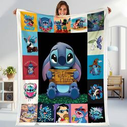 Disney Stitch Blanket Disney Lilo and Stitch Blanket Disney Stitch Bir