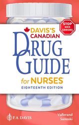 Canadian Drug Guide for Nurses (Davis's Canadian Drug Guide for Nurses) Eighteenth Edition