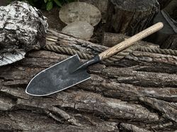 Handmade Forged Garden Shovel - Handmade shovel - Garden tools - Carbon steel 52100 - For garden cleaning - Forged