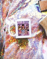 Taylor Swift 90s Style Poster Coffee Mug Tea Mug | 15oz & 11oz Options | Swiftie Gift | Ceramic | Merch | Eras Tour