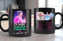 Pink On Tour Mug, Pink Coffee Mugs, Pink Tour 2024 Mug, Pink Summer Carnival, Rock Tour Mug, Pink Concert Mug