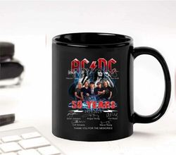 AC DC 50 Years Anniversary 1973 2023 The Memories Coffee Mug