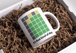 Wordle Mug | Funny Wordle 2 sided Large Mug | Office & co-worker gift